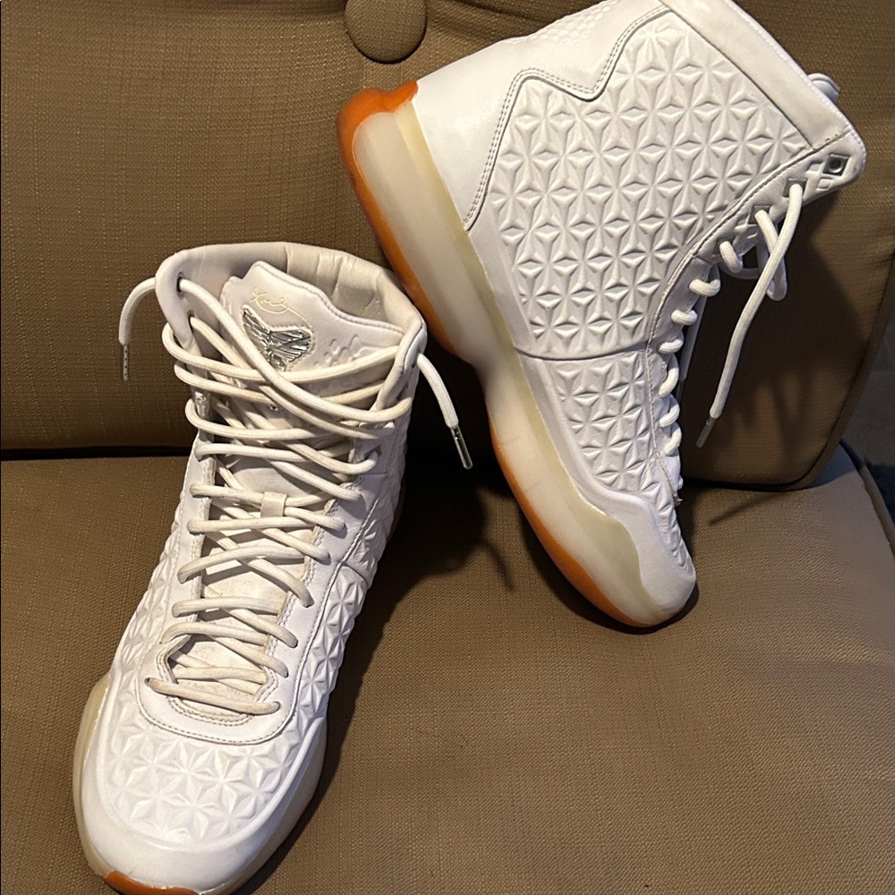 White High-Top Sneakers